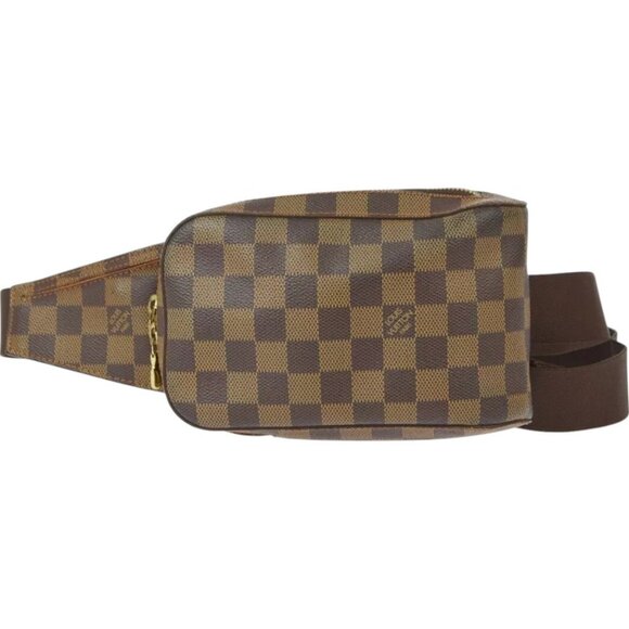376555BD (X6) Louis Vuitton Waist Bag Geronimos Bum Brown Damier - Picture 1 of 9